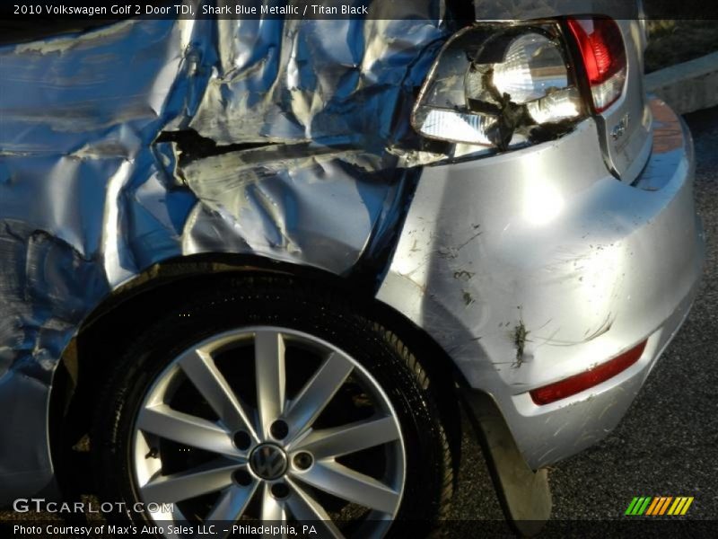 Shark Blue Metallic / Titan Black 2010 Volkswagen Golf 2 Door TDI
