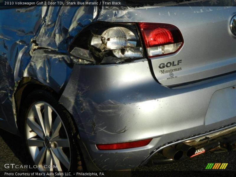 Shark Blue Metallic / Titan Black 2010 Volkswagen Golf 2 Door TDI