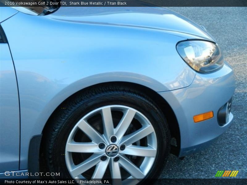 Shark Blue Metallic / Titan Black 2010 Volkswagen Golf 2 Door TDI