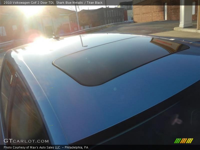 Shark Blue Metallic / Titan Black 2010 Volkswagen Golf 2 Door TDI