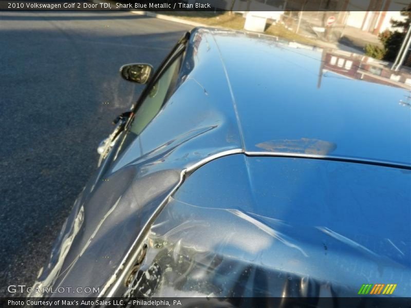 Shark Blue Metallic / Titan Black 2010 Volkswagen Golf 2 Door TDI