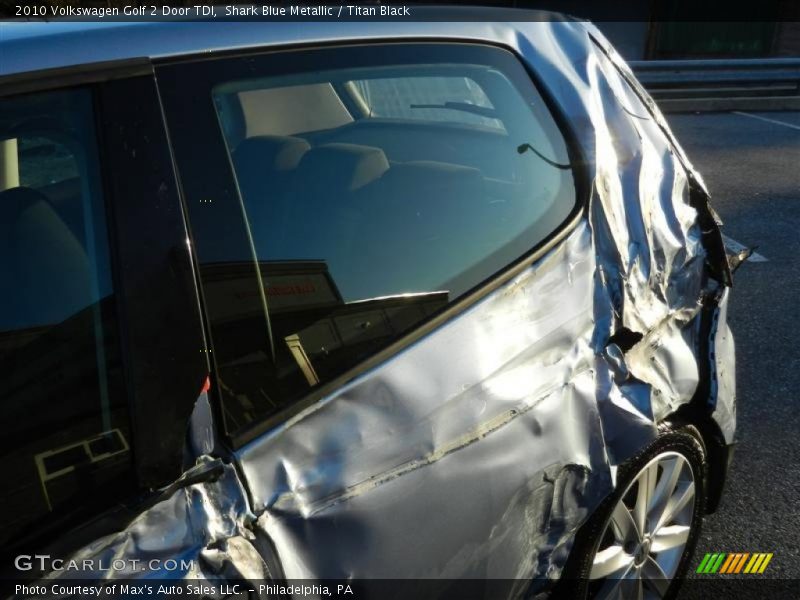 Shark Blue Metallic / Titan Black 2010 Volkswagen Golf 2 Door TDI