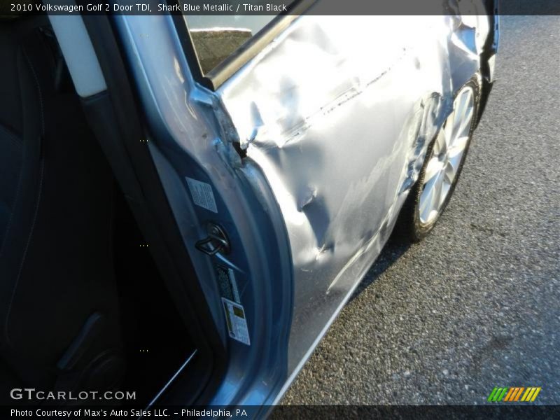 Shark Blue Metallic / Titan Black 2010 Volkswagen Golf 2 Door TDI