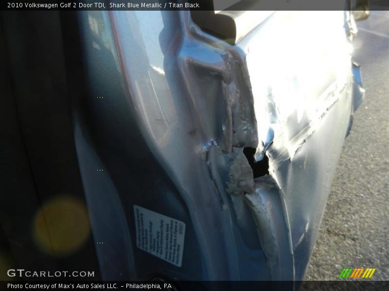 Shark Blue Metallic / Titan Black 2010 Volkswagen Golf 2 Door TDI