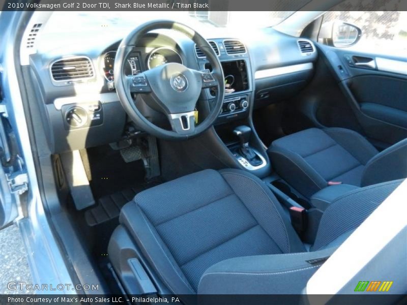 Shark Blue Metallic / Titan Black 2010 Volkswagen Golf 2 Door TDI