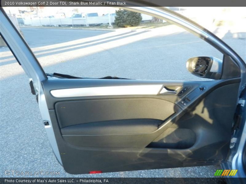 Shark Blue Metallic / Titan Black 2010 Volkswagen Golf 2 Door TDI