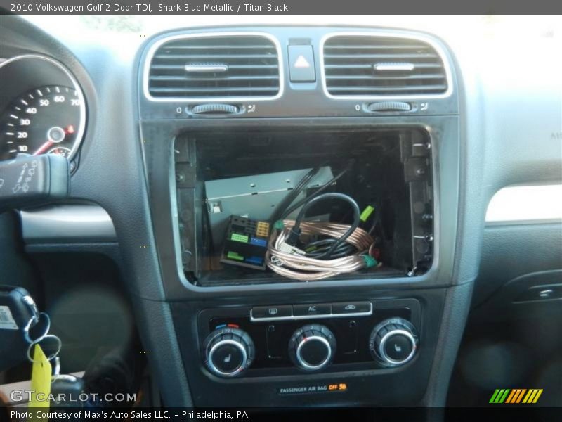 Shark Blue Metallic / Titan Black 2010 Volkswagen Golf 2 Door TDI