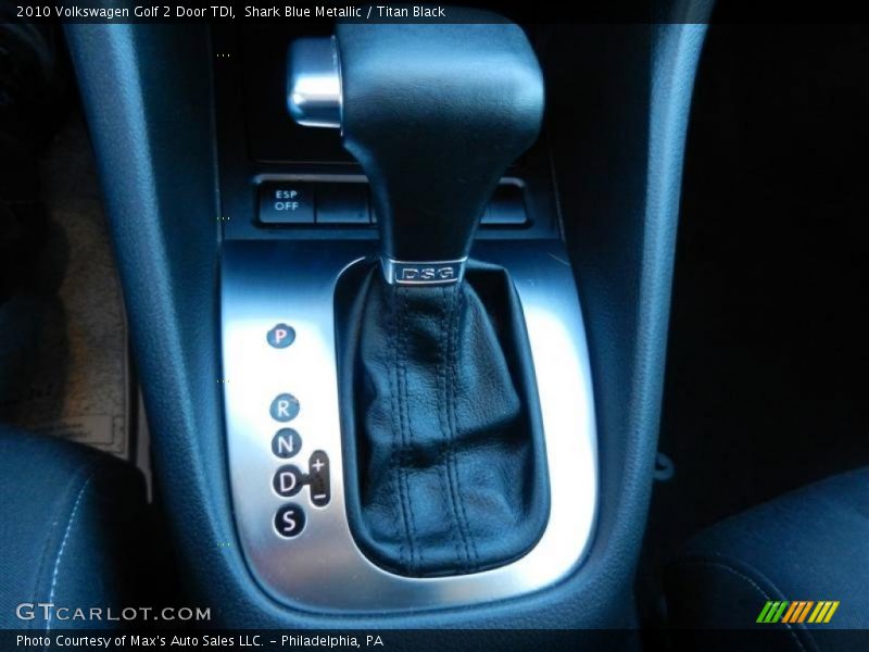 Shark Blue Metallic / Titan Black 2010 Volkswagen Golf 2 Door TDI