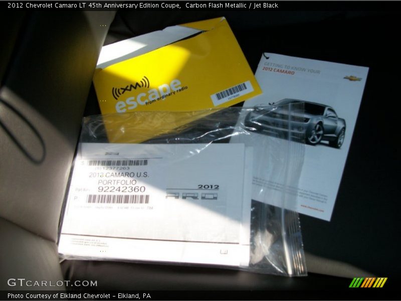 Carbon Flash Metallic / Jet Black 2012 Chevrolet Camaro LT 45th Anniversary Edition Coupe