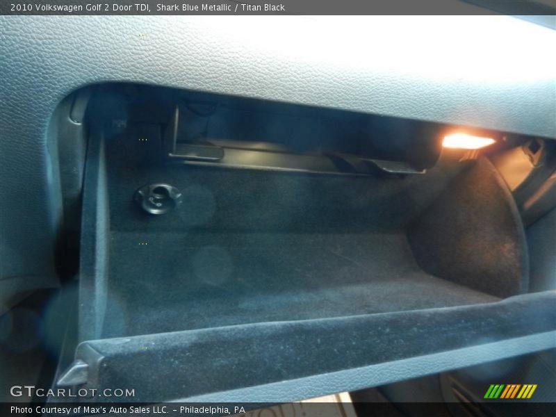 Shark Blue Metallic / Titan Black 2010 Volkswagen Golf 2 Door TDI