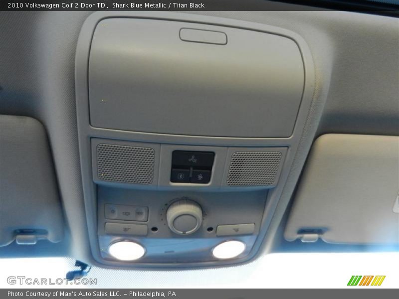 Shark Blue Metallic / Titan Black 2010 Volkswagen Golf 2 Door TDI
