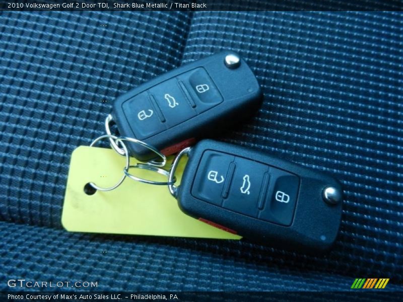 Shark Blue Metallic / Titan Black 2010 Volkswagen Golf 2 Door TDI