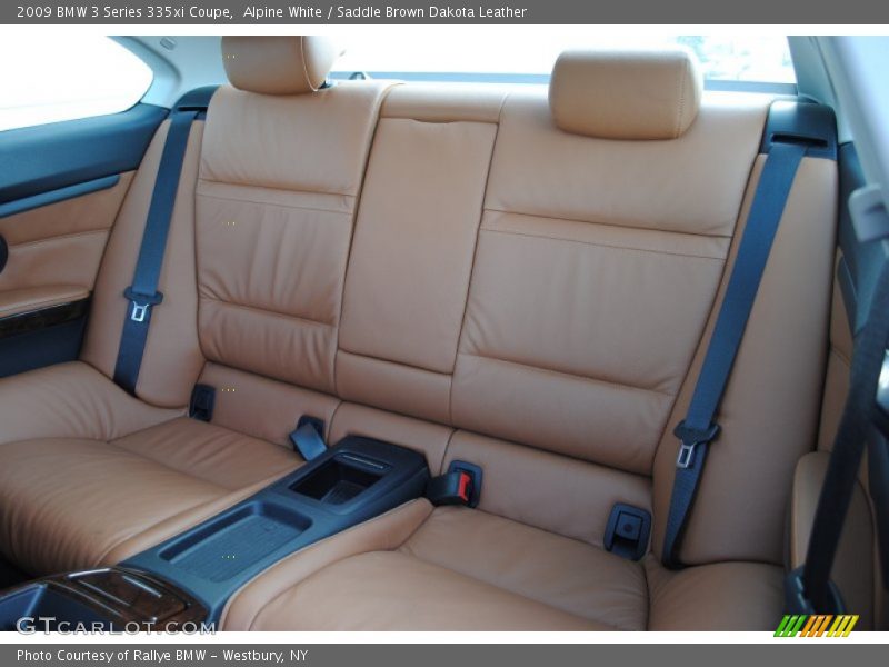 Alpine White / Saddle Brown Dakota Leather 2009 BMW 3 Series 335xi Coupe