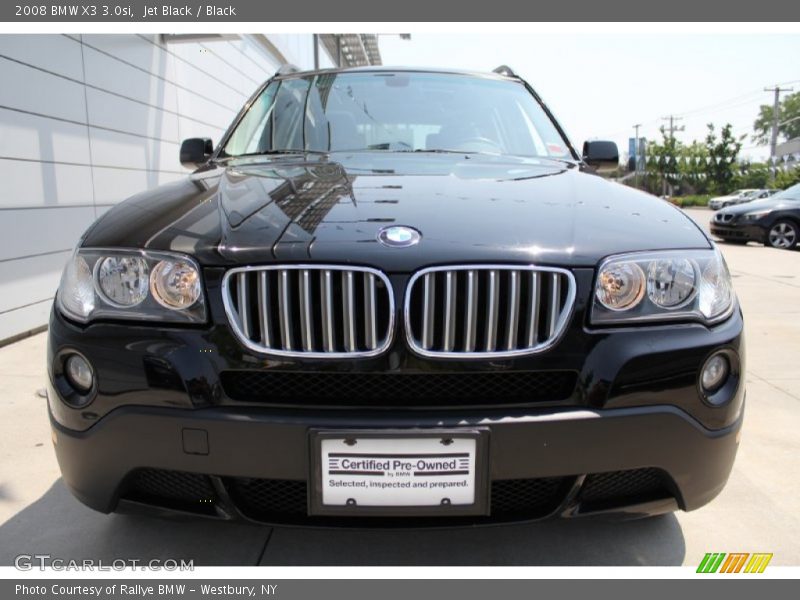 Jet Black / Black 2008 BMW X3 3.0si