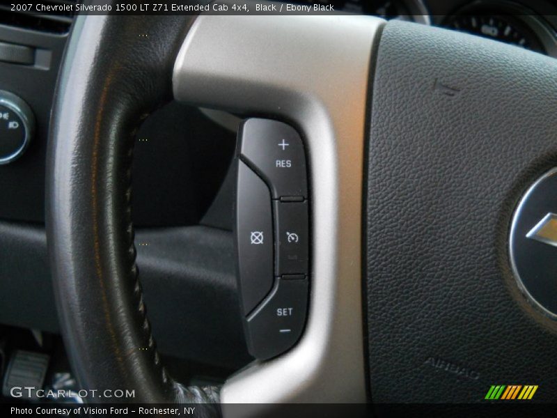 Black / Ebony Black 2007 Chevrolet Silverado 1500 LT Z71 Extended Cab 4x4