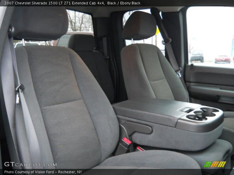 Black / Ebony Black 2007 Chevrolet Silverado 1500 LT Z71 Extended Cab 4x4