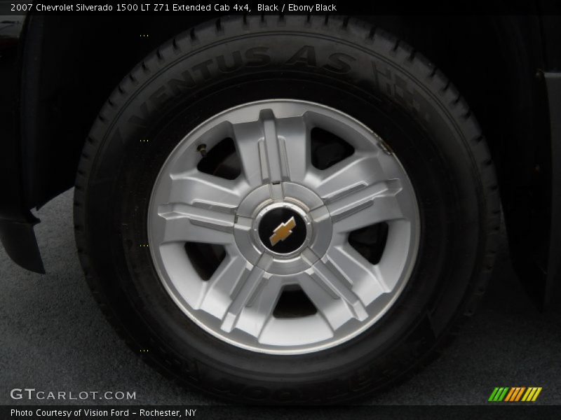 Black / Ebony Black 2007 Chevrolet Silverado 1500 LT Z71 Extended Cab 4x4