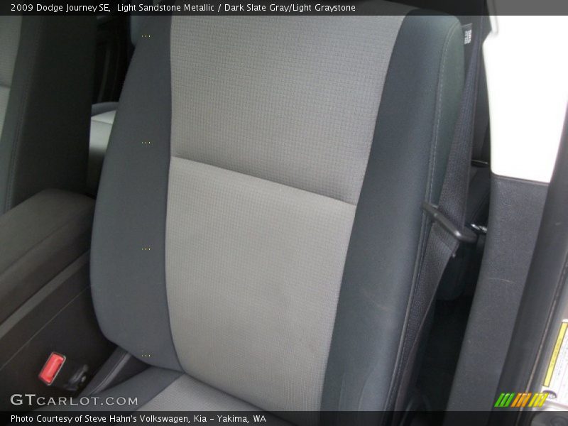 Light Sandstone Metallic / Dark Slate Gray/Light Graystone 2009 Dodge Journey SE