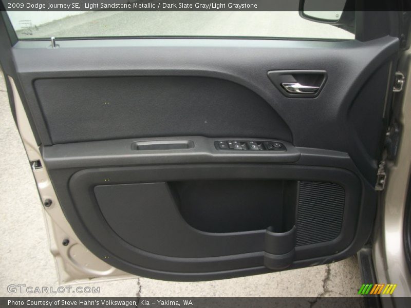 Light Sandstone Metallic / Dark Slate Gray/Light Graystone 2009 Dodge Journey SE
