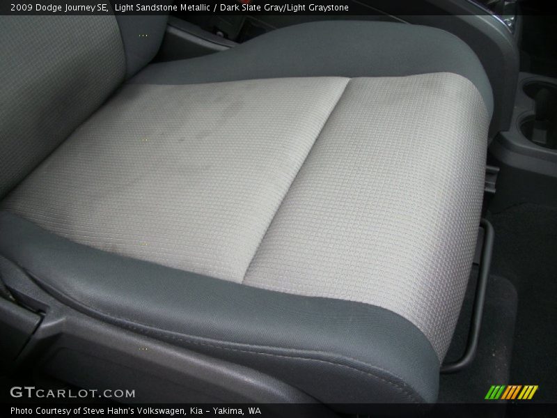 Light Sandstone Metallic / Dark Slate Gray/Light Graystone 2009 Dodge Journey SE