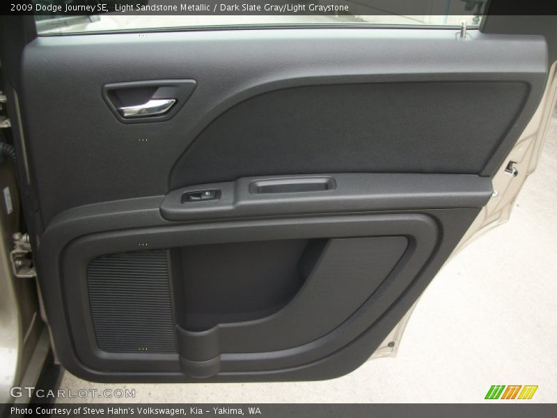 Light Sandstone Metallic / Dark Slate Gray/Light Graystone 2009 Dodge Journey SE