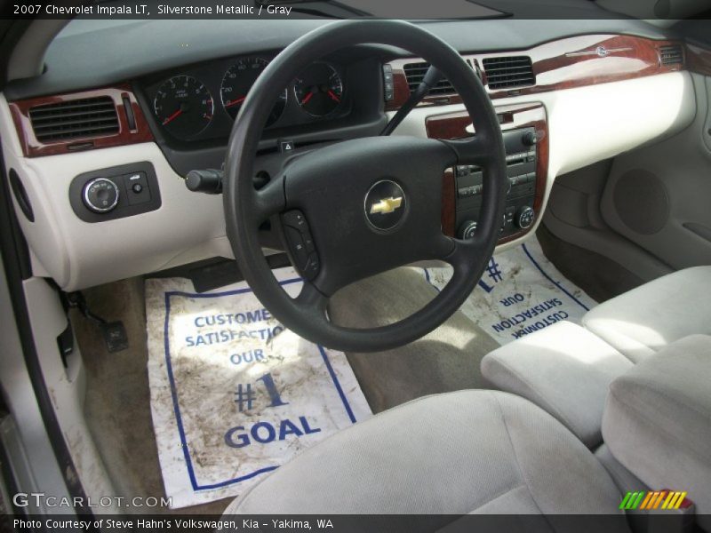 Silverstone Metallic / Gray 2007 Chevrolet Impala LT