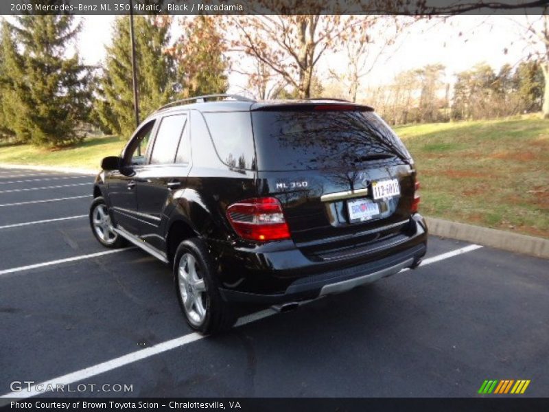 Black / Macadamia 2008 Mercedes-Benz ML 350 4Matic