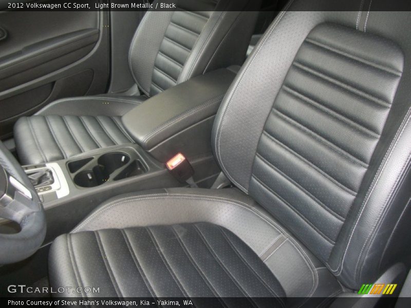 Light Brown Metallic / Black 2012 Volkswagen CC Sport