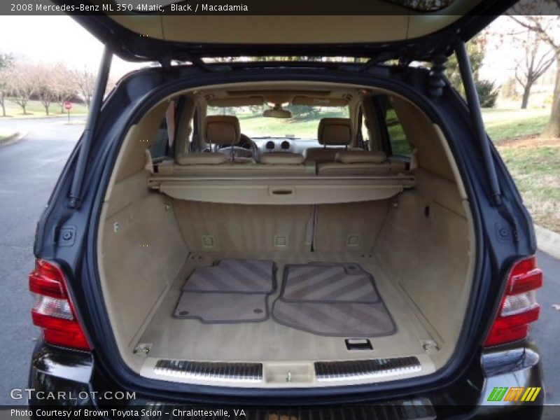Black / Macadamia 2008 Mercedes-Benz ML 350 4Matic