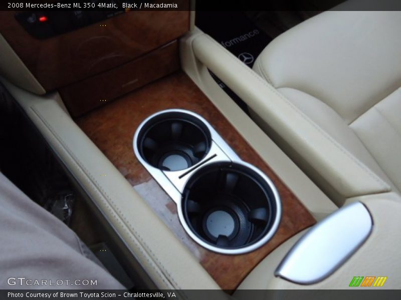 Black / Macadamia 2008 Mercedes-Benz ML 350 4Matic