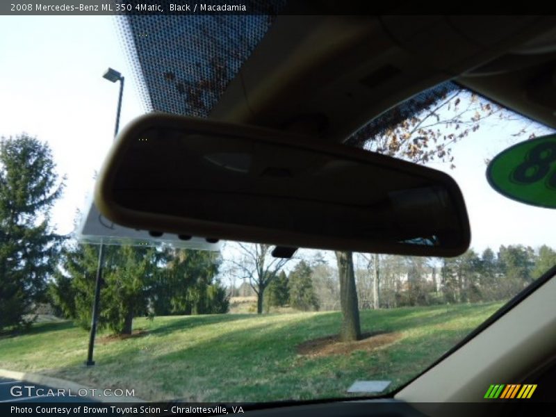 Black / Macadamia 2008 Mercedes-Benz ML 350 4Matic