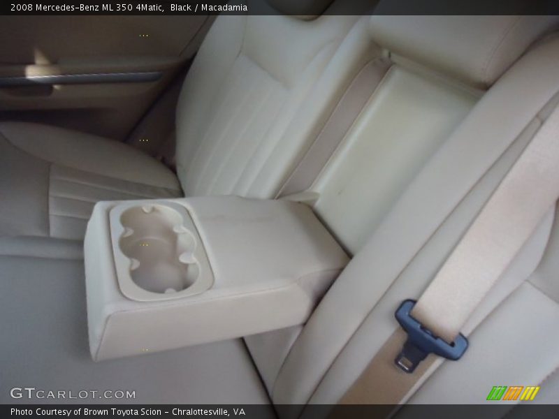 Black / Macadamia 2008 Mercedes-Benz ML 350 4Matic