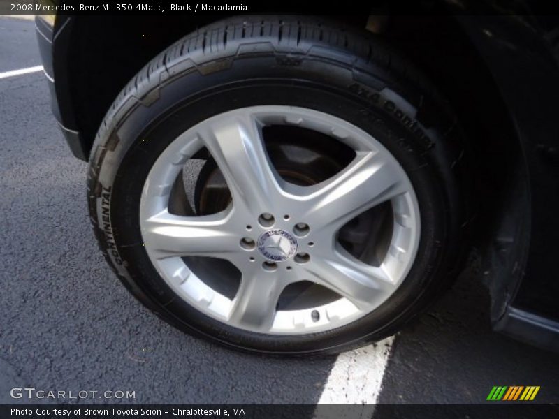 Black / Macadamia 2008 Mercedes-Benz ML 350 4Matic