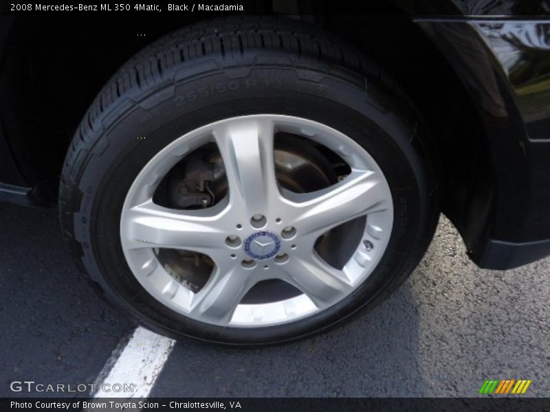 Black / Macadamia 2008 Mercedes-Benz ML 350 4Matic
