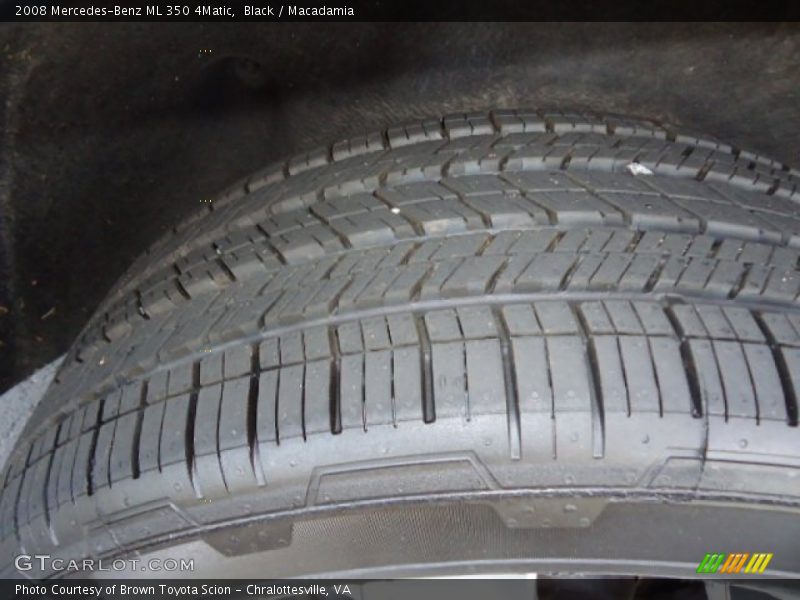 Black / Macadamia 2008 Mercedes-Benz ML 350 4Matic