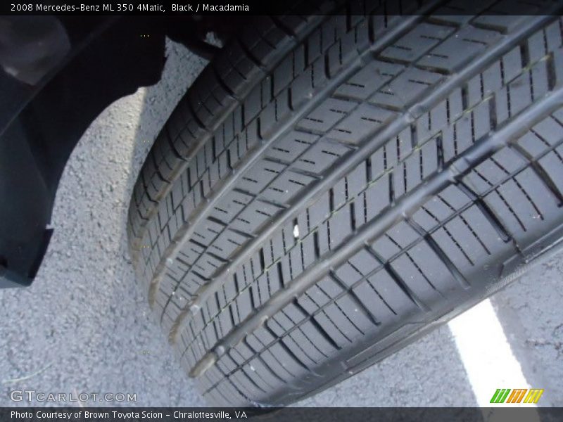 Black / Macadamia 2008 Mercedes-Benz ML 350 4Matic