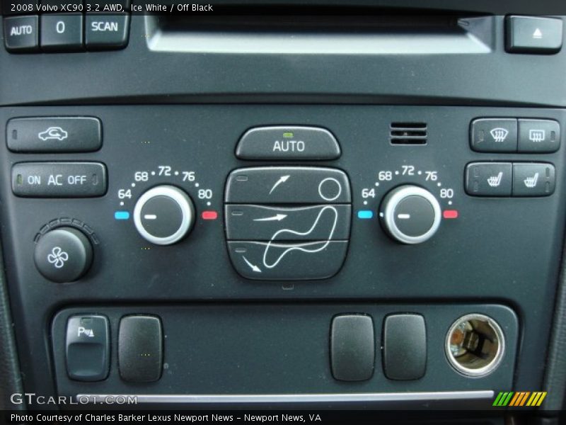 Ice White / Off Black 2008 Volvo XC90 3.2 AWD