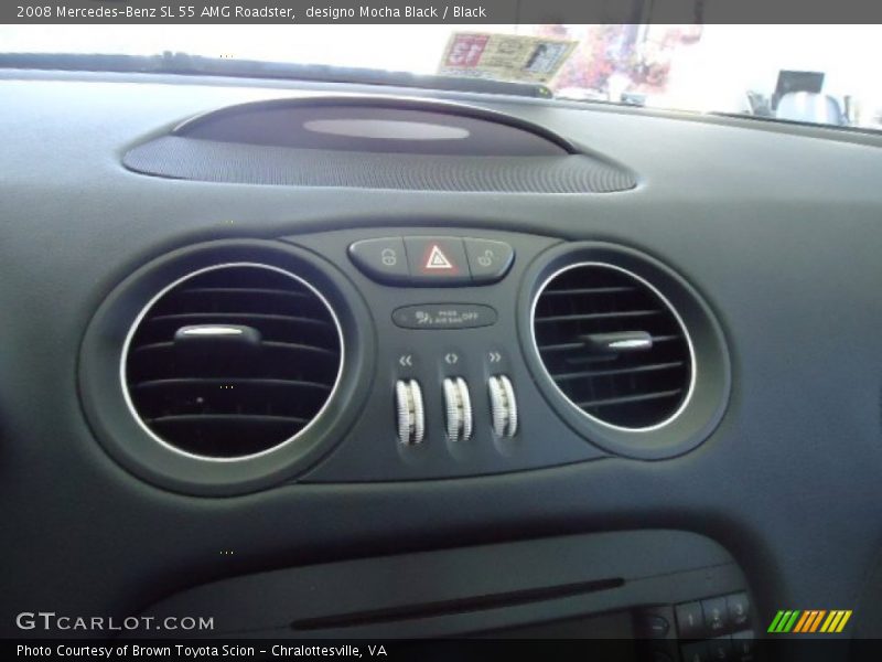 designo Mocha Black / Black 2008 Mercedes-Benz SL 55 AMG Roadster