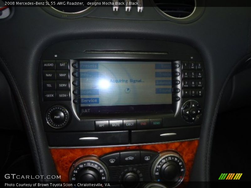 designo Mocha Black / Black 2008 Mercedes-Benz SL 55 AMG Roadster