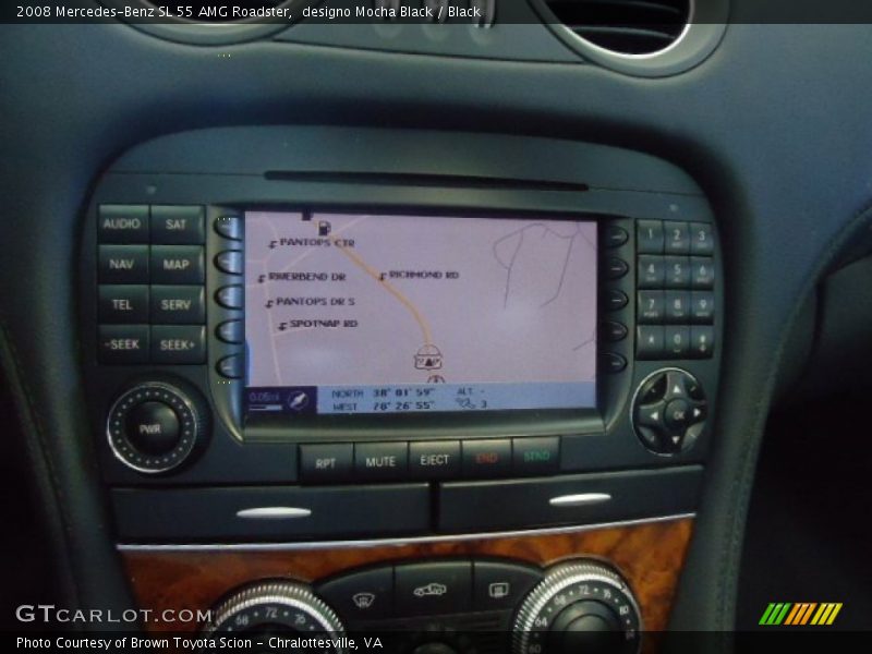 Navigation of 2008 SL 55 AMG Roadster