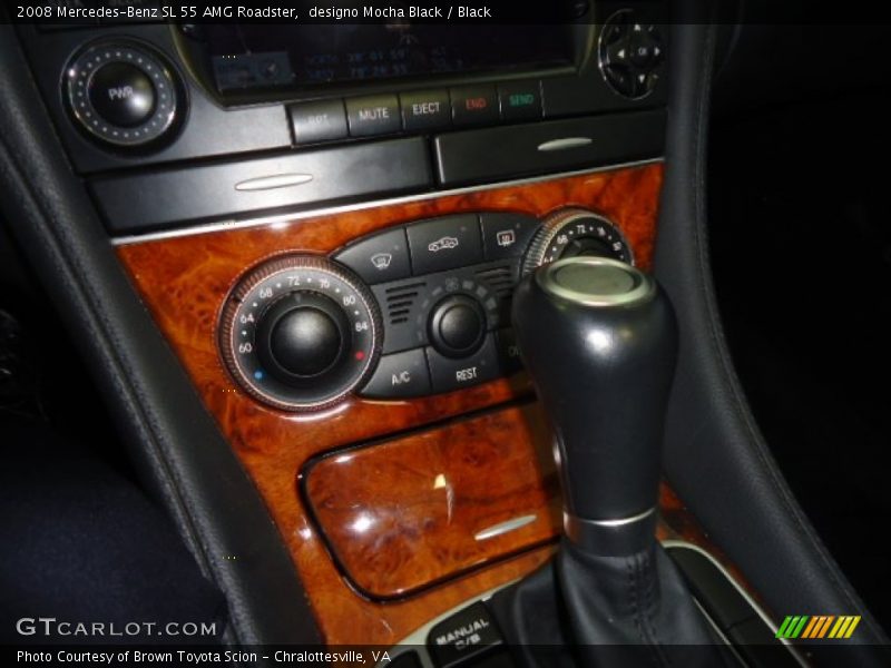 Controls of 2008 SL 55 AMG Roadster