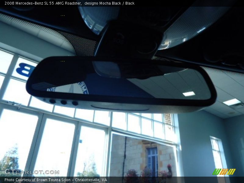 designo Mocha Black / Black 2008 Mercedes-Benz SL 55 AMG Roadster