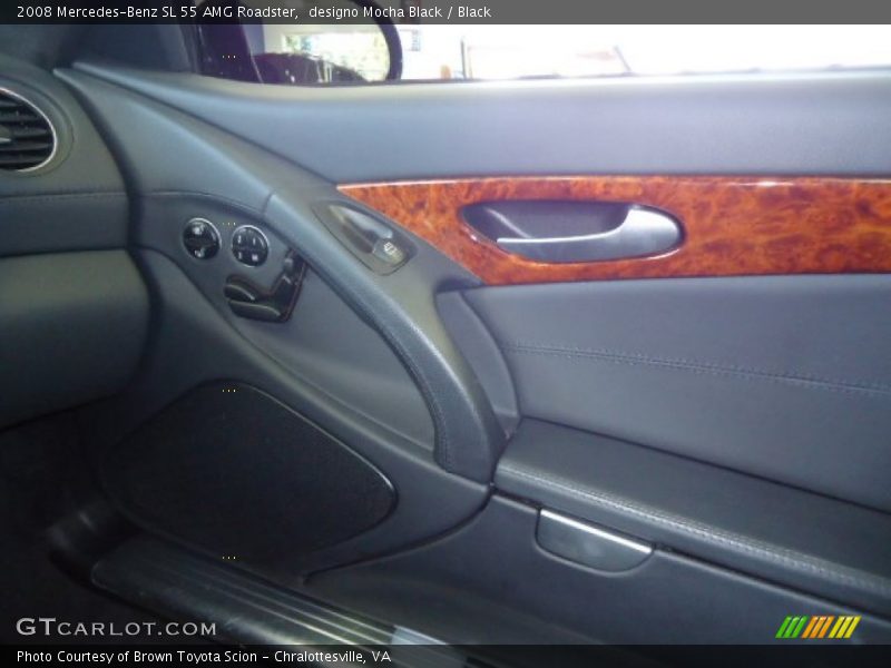 designo Mocha Black / Black 2008 Mercedes-Benz SL 55 AMG Roadster