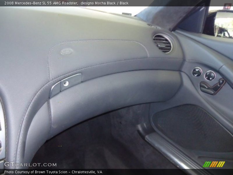 designo Mocha Black / Black 2008 Mercedes-Benz SL 55 AMG Roadster