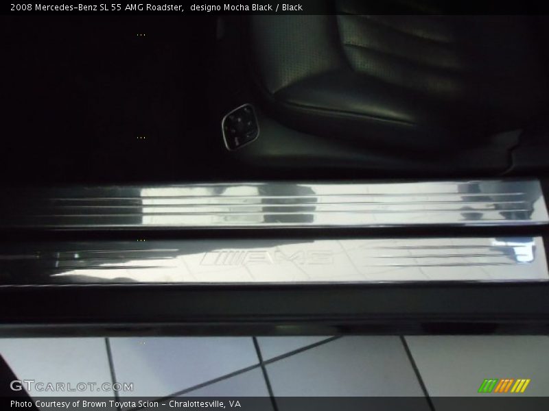 designo Mocha Black / Black 2008 Mercedes-Benz SL 55 AMG Roadster