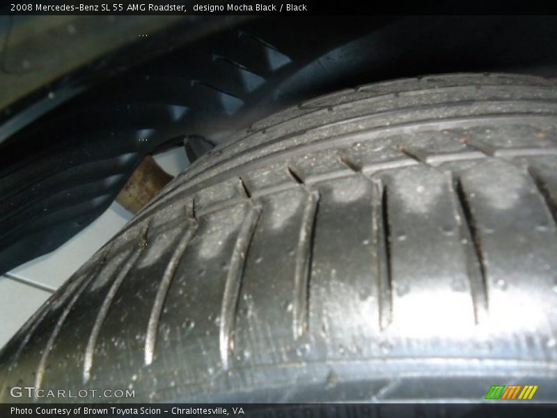 designo Mocha Black / Black 2008 Mercedes-Benz SL 55 AMG Roadster