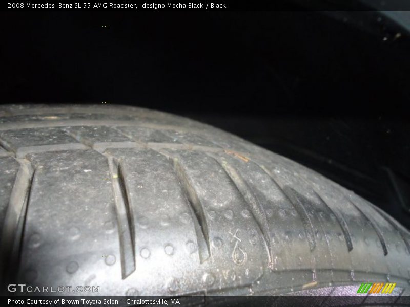 designo Mocha Black / Black 2008 Mercedes-Benz SL 55 AMG Roadster