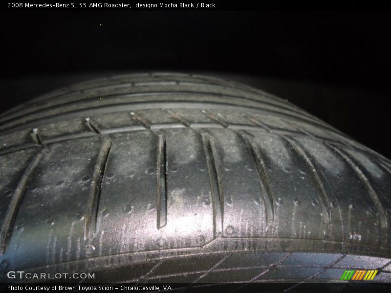 designo Mocha Black / Black 2008 Mercedes-Benz SL 55 AMG Roadster
