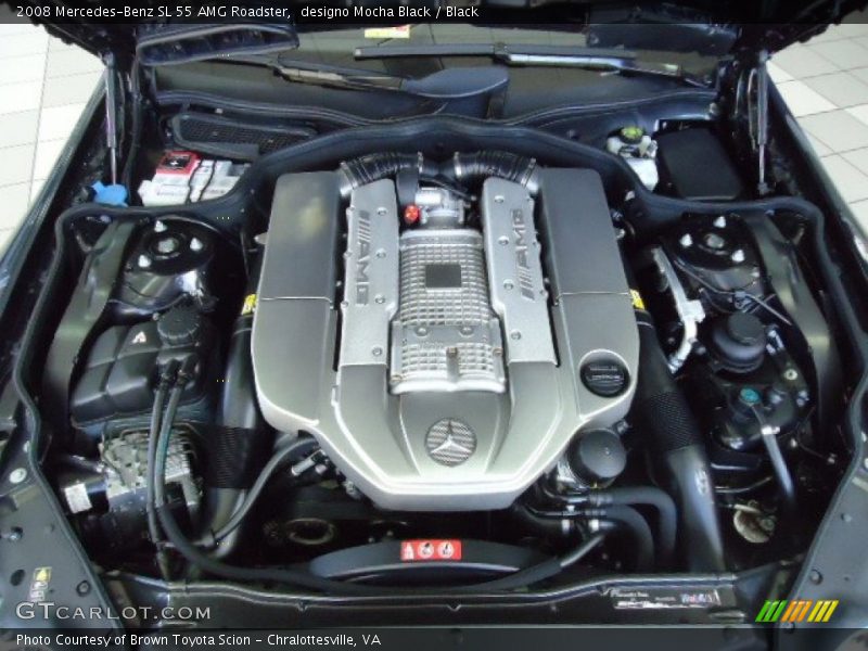  2008 SL 55 AMG Roadster Engine - 5.5 Liter AMG Supercharged SOHC 24-Valve VVT V8