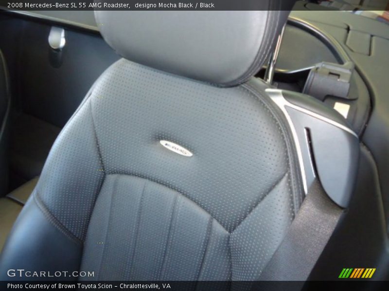 designo Mocha Black / Black 2008 Mercedes-Benz SL 55 AMG Roadster